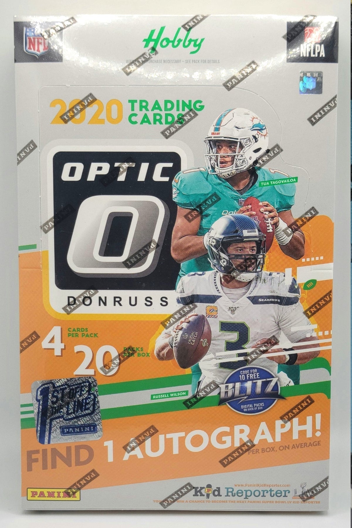 2020 Donruss Optic Football Hobby Box