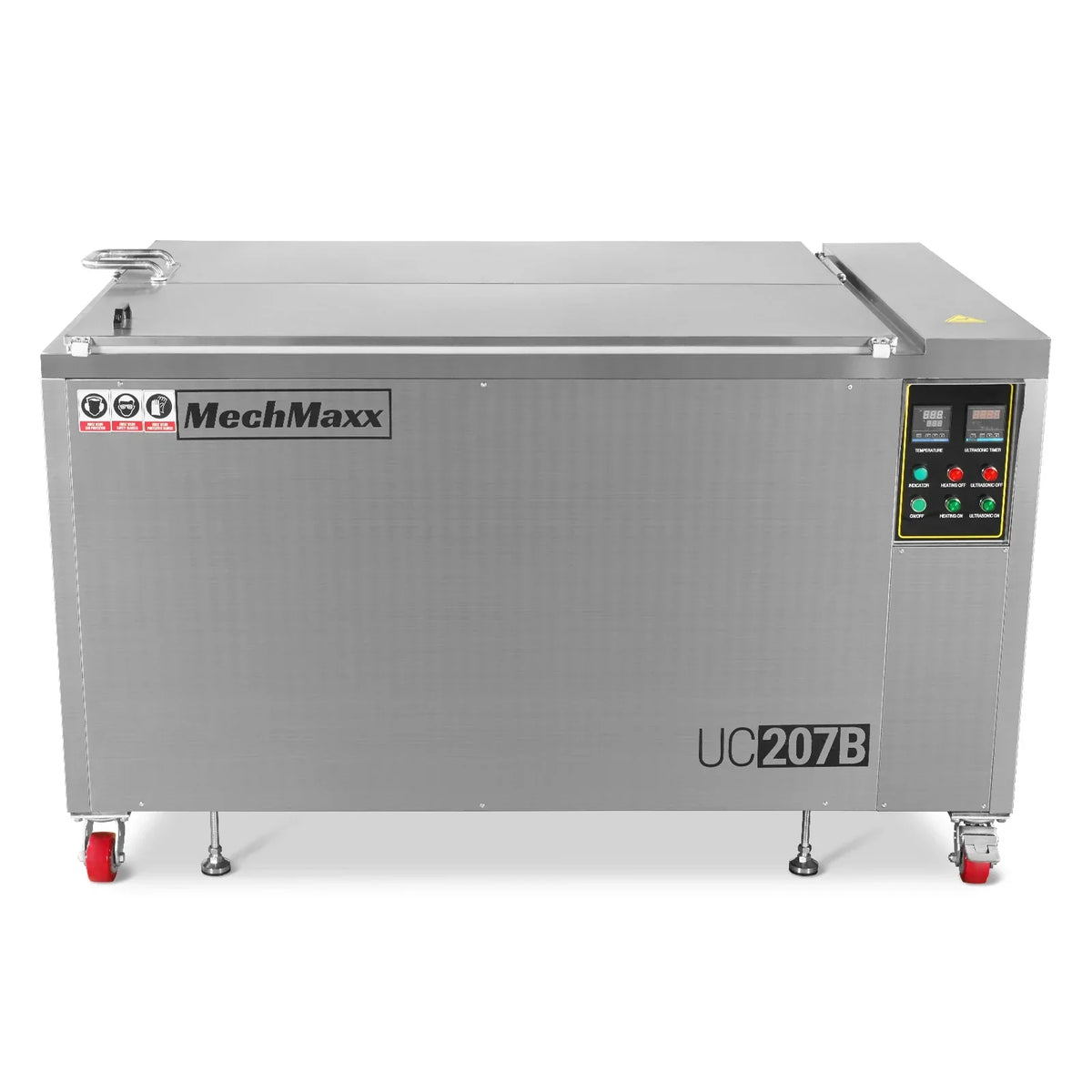 207 Gal / 785L Heavy Duty Industrial Ultrasonic Parts Washer, 28kHz 96 Transducers, SS304 Tank, 22kW Heater, 208–240V 3 Phase Power