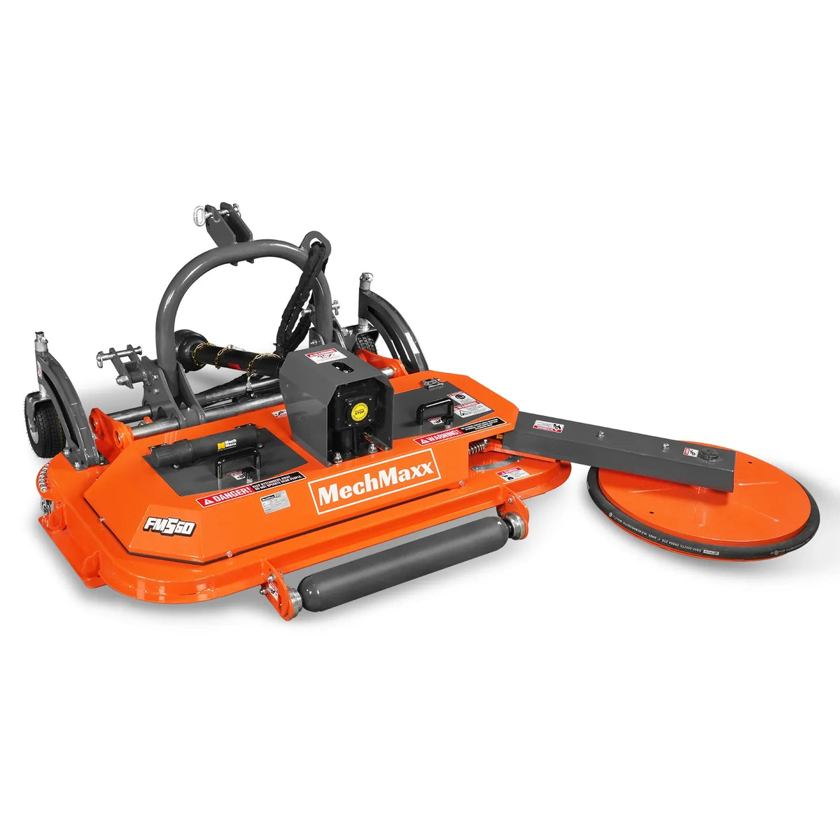 60 in Orchard Finish Mower, 3 Point Hitch Cat.1, Hydraulic Offset, PTO Shaft Included with Shear Bolt, 20-45 HP, FMS60