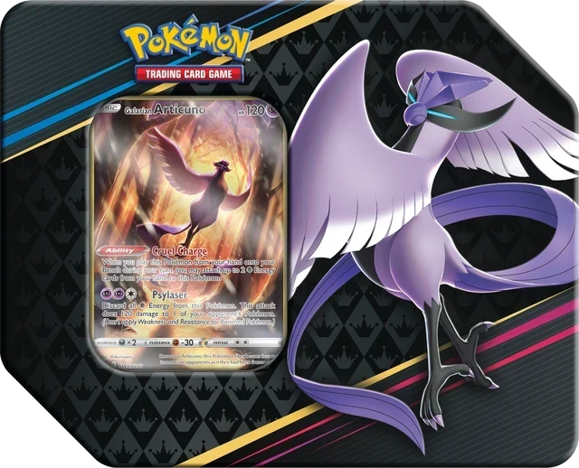 Sword & Shield: Crown Zenith - Tins (Galarian Moltres, Zapdos & Articuno)