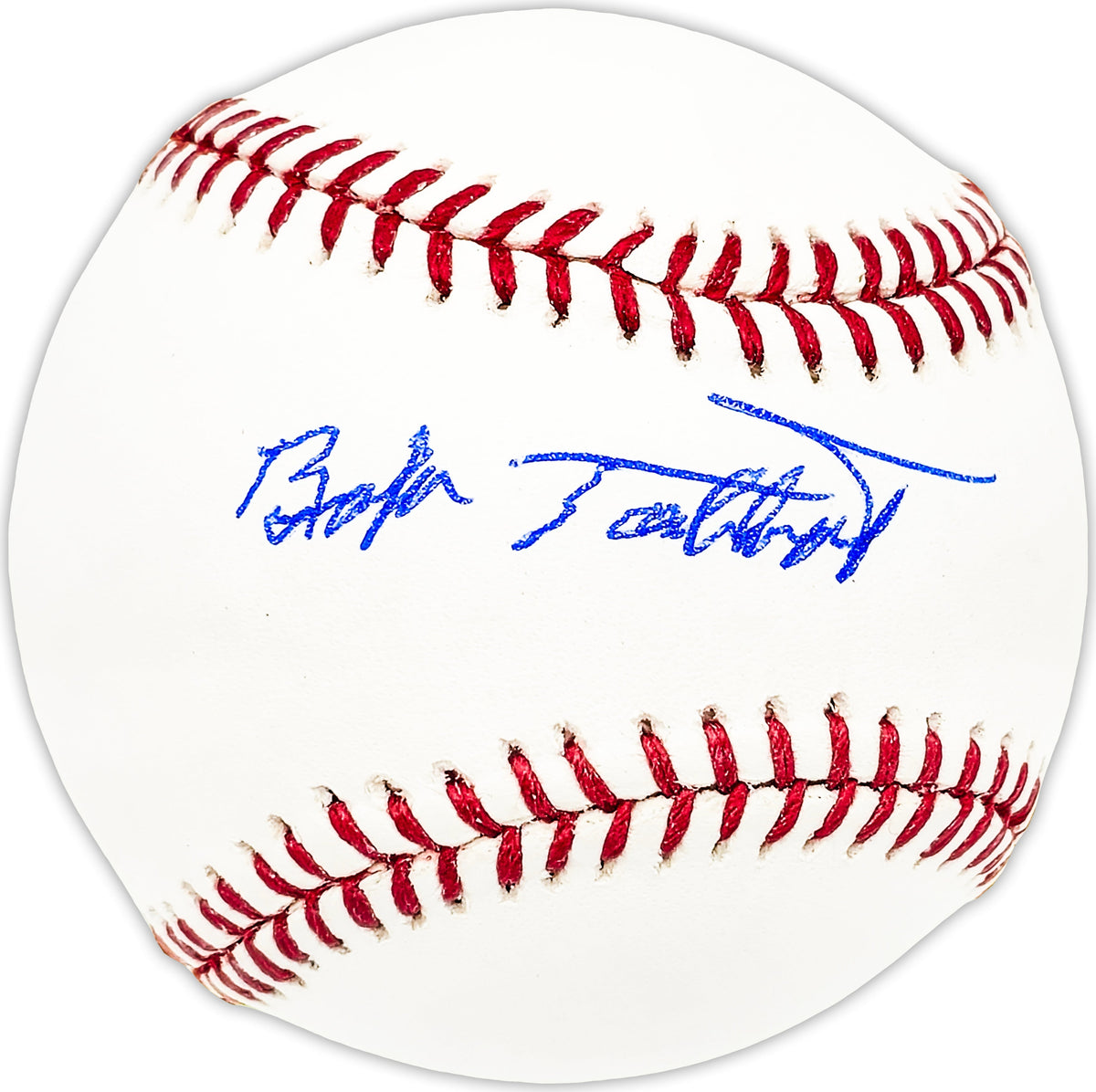 Bob Talbot Autographed Official MLB Baseball Chicago Cubs Beckett BAS QR #BM25267