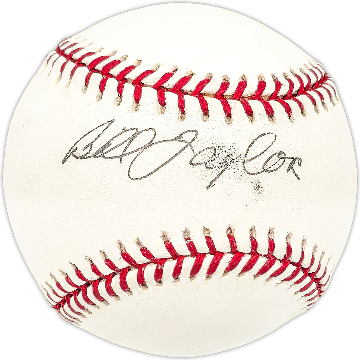 Bill Taylor Autographed Official MLB Baseball NY San Francisco Giants, Detroit Tigers