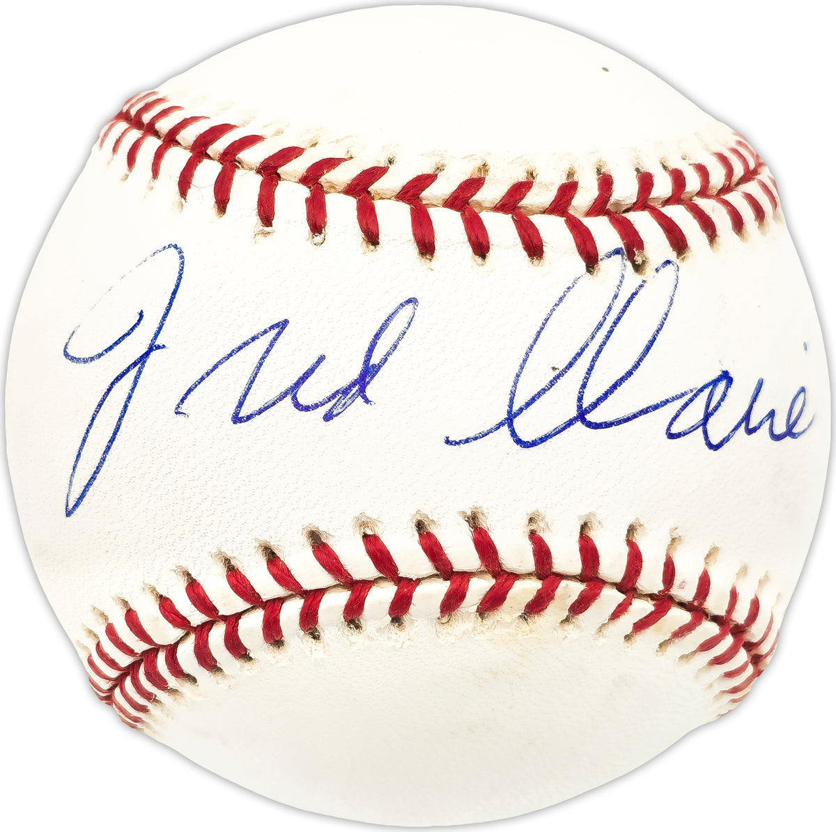 Fred Claire Autographed Official NL Baseball Los Angeles Dodgers GM Beckett BAS QR #BN13232