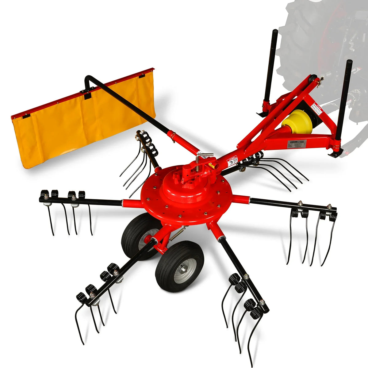 Hay Baler & Hay Rake Tedder & Disc Mower Bundle, HB3120, HT100, DM6