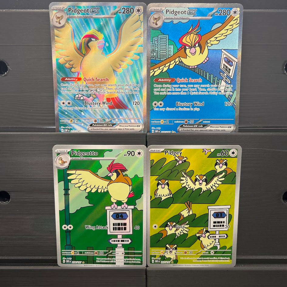 Pidgey Evolution Line Bundle