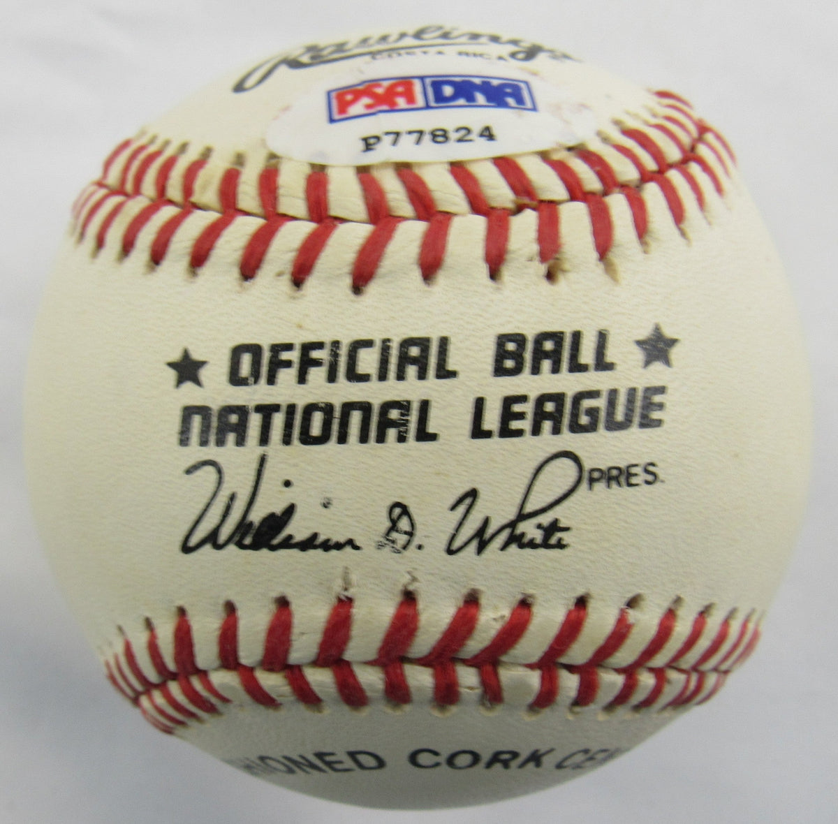 Willard Marshall Signed Auto Rawlings Baseball PSA P77824 B168