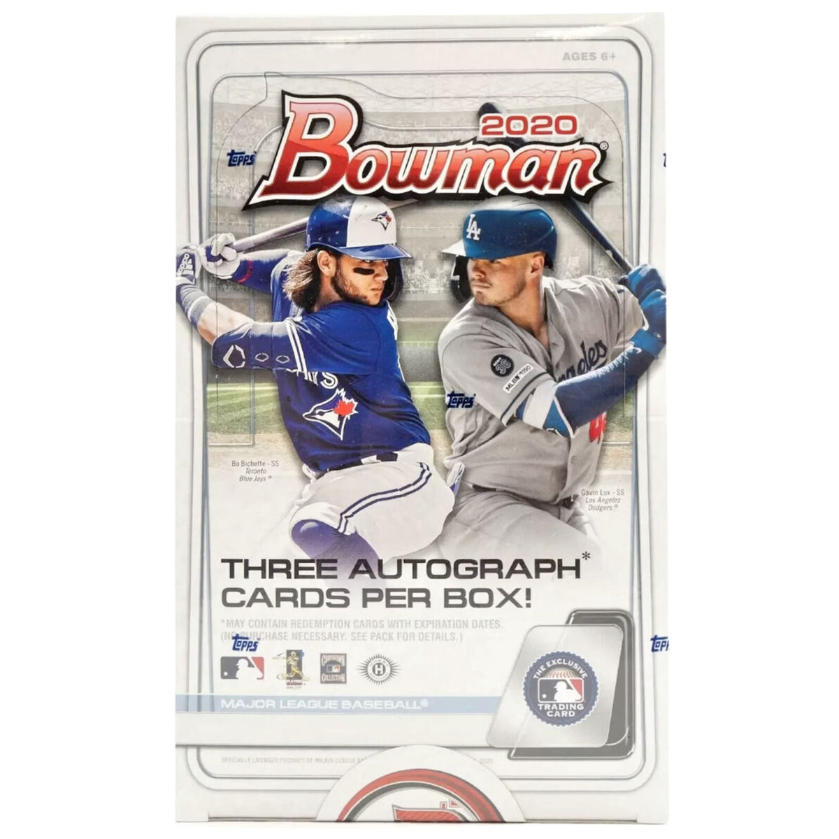 2020 Bowman Baseball HTA Jumbo Hobby Box