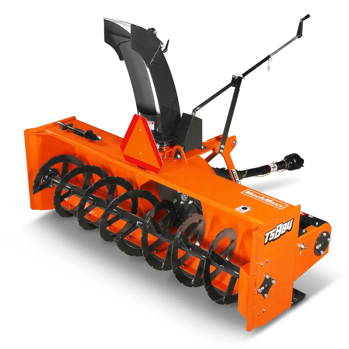 84" 3 Point PTO Snow Blower 24" Impeller Diameter 360° Snow Chute (PTO Shaft Included with Slip Clutch), 35-95 HP, TSB84T