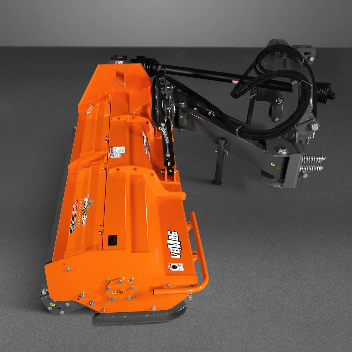 86" Heavy Duty 3 Point Offset Ditch Bank Verge Flail Mower Italy CMR Gearbox, 90-120HP, PTO Driven, VBM86