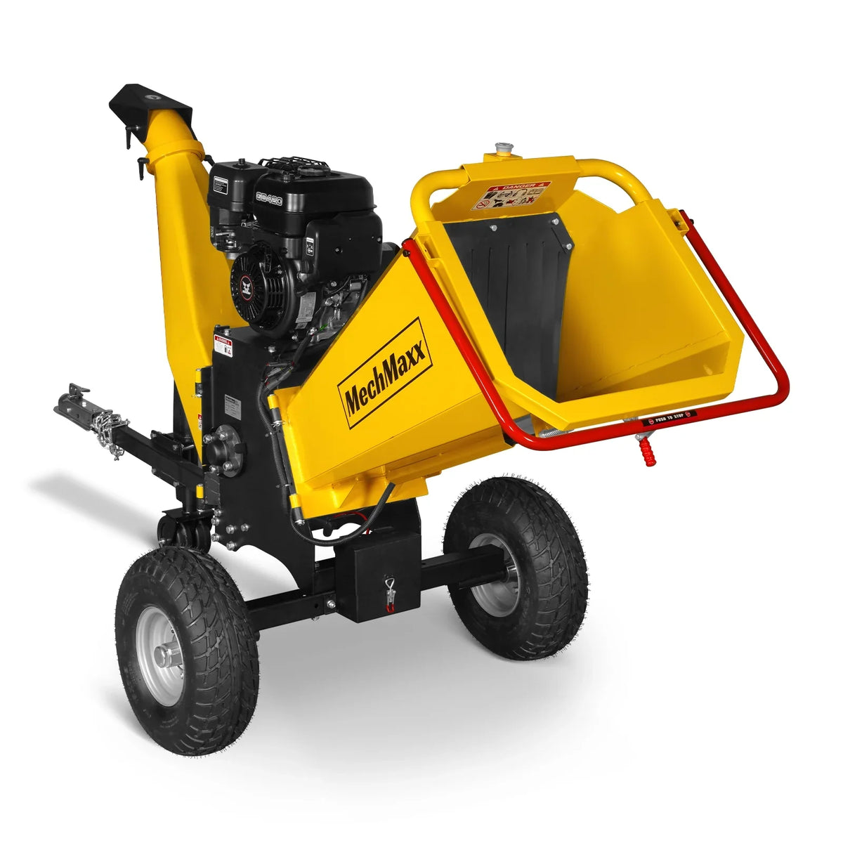 6 inch E-start ZONSEN 420cc 15hp Gasoline Engine Powered Drum Wood Chipper, P4206