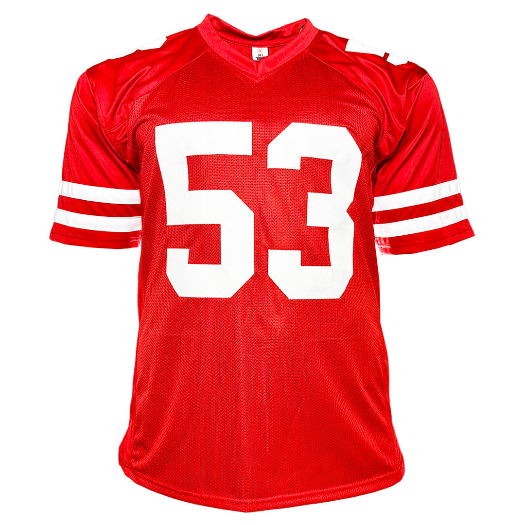 NaVorro Bowman Signed San Francisco Red Football Jersey (Beckett)