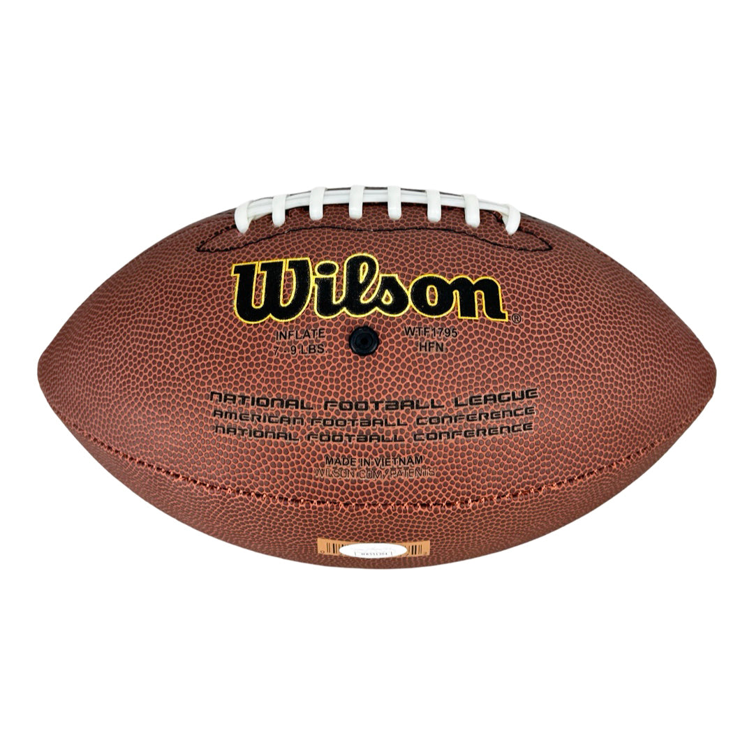 Jamal Anderson Signed Wilson Official NFL Replica Football (JSA)