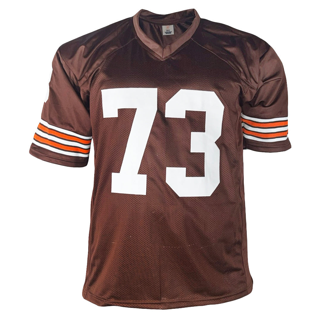 Doug Dieken Signed Cleveland Brown Football Jersey (JSA)