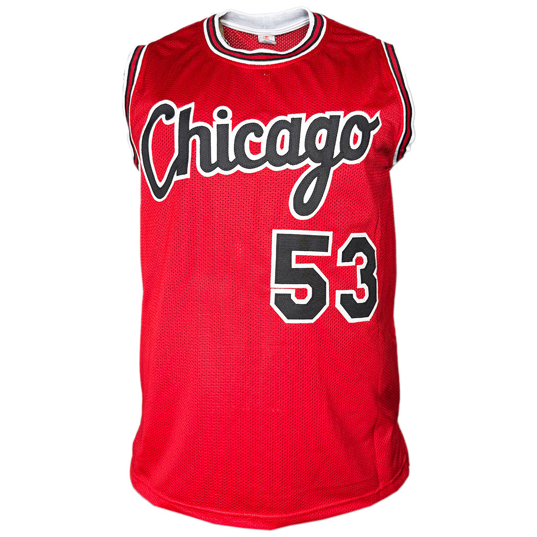 Artis Gilmore Signed A-Train Inscription Chicago Red Basketball Jersey (JSA)