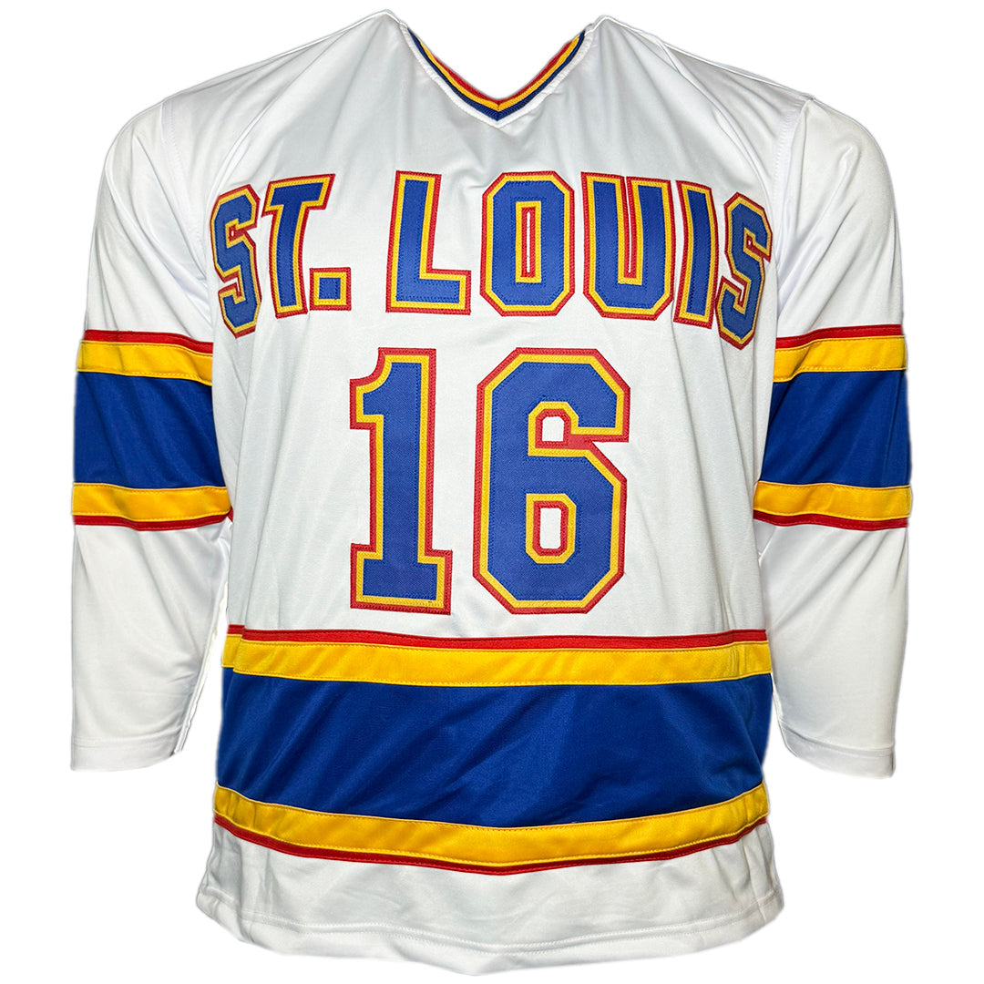 Brett Hull Signed St. Louis White Hockey Jersey (JSA)