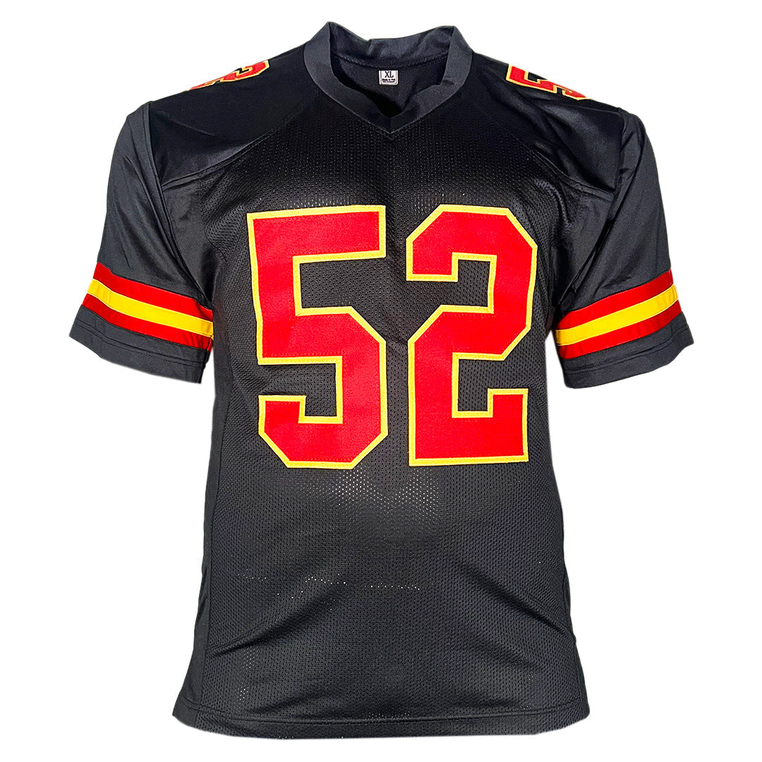 Creed Humphrey Signed Kansas City Black Football Jersey (JSA)