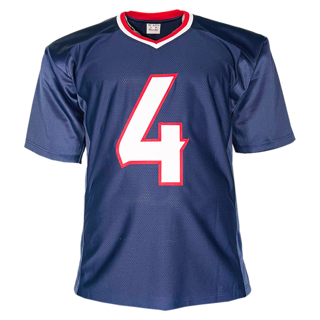 Kamari Lassiter Signed Houston Blue Football Jersey (JSA)