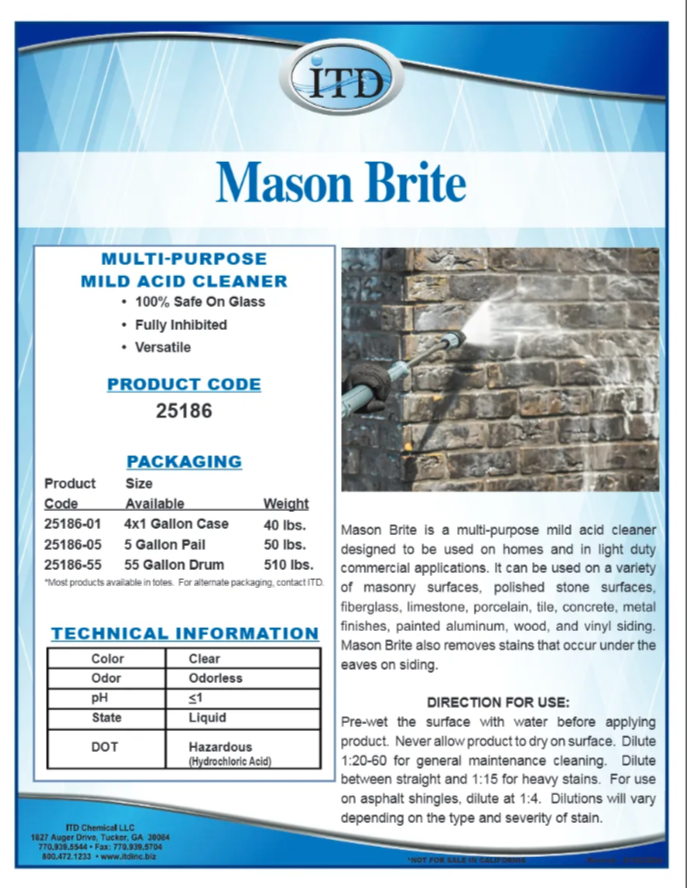 Mason Brite 1 Gallon