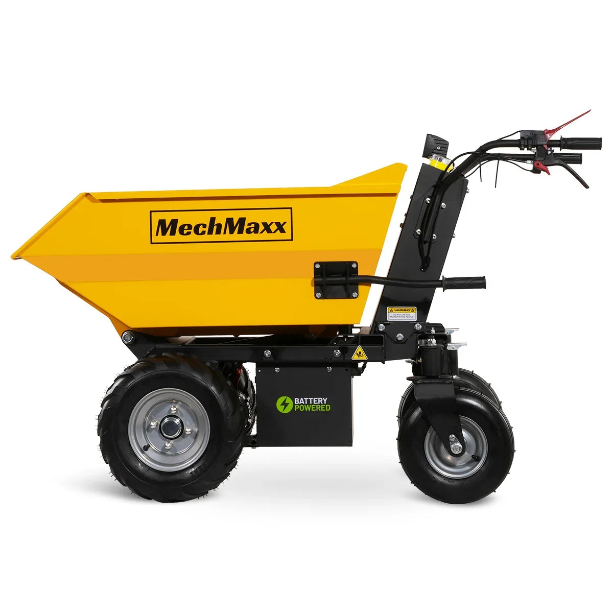 MechMaxx 1100Lbs Loading Battery Powered Barrow Electric Mini Dumper for Sale, 1000W 48V Brushless DC Motor, E50