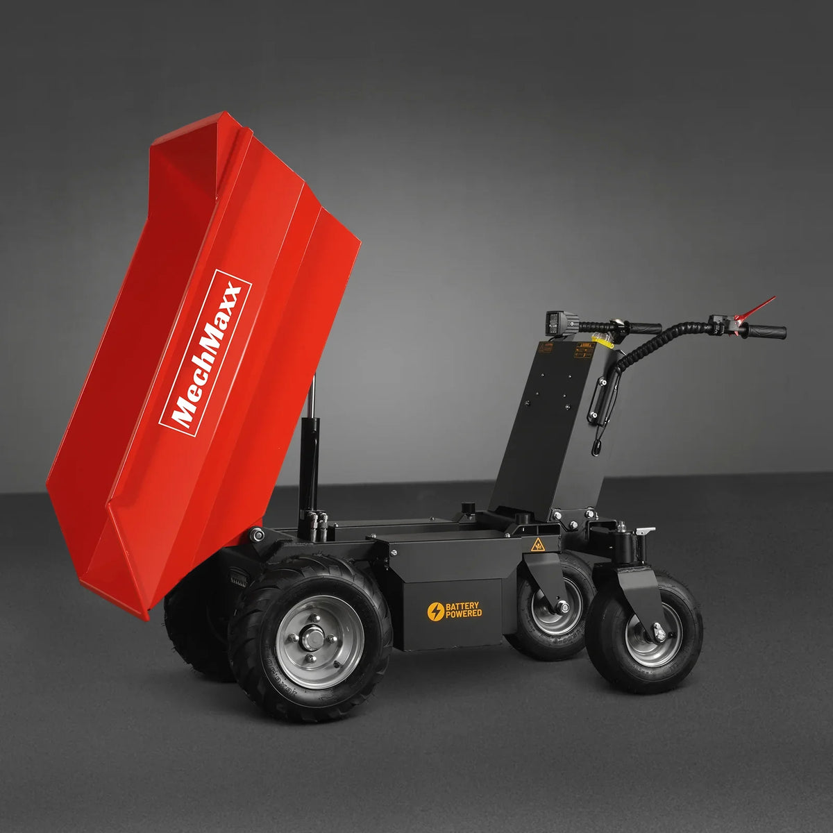 1100lb Loading 1000W DC Motor 48V Battery Powered Hydraulic Tipping Dump Cart, EH50