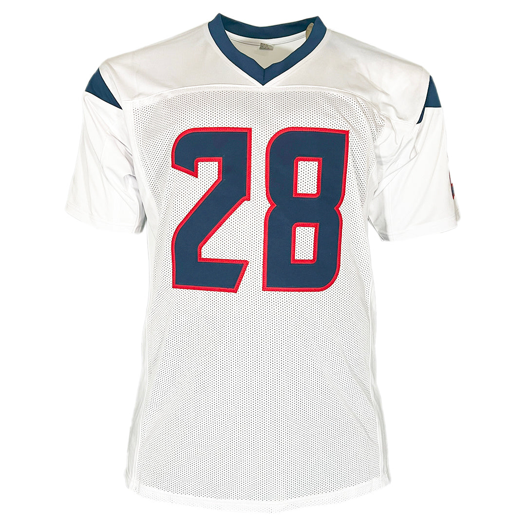 Joe Mixon Signed Houston White Football Jersey (JSA)