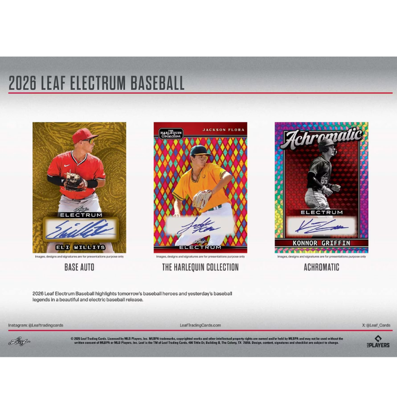 2026 Leaf Electrum Baseball Super Mega Box
