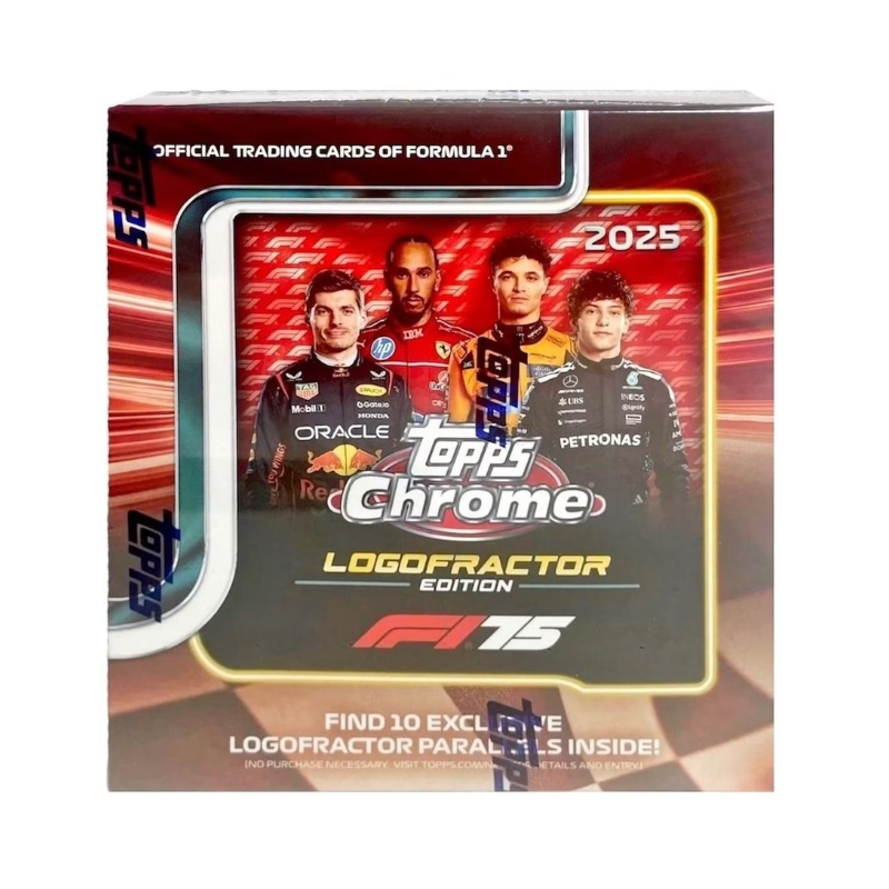2025 Topps Chrome F1 Formula One Logofractor Box