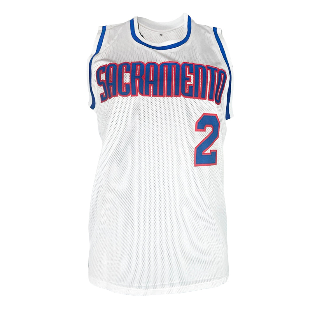 Mitch Richmond Signed Sacramento White Basketball Jersey (JSA)