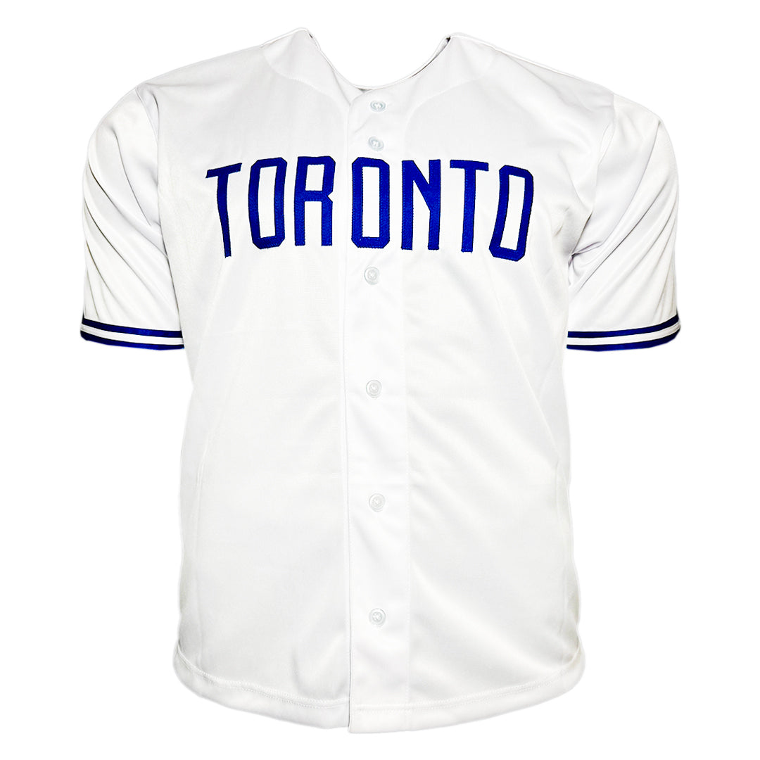 Dave Stewart Signed Toronto White Baseball Jersey (JSA)