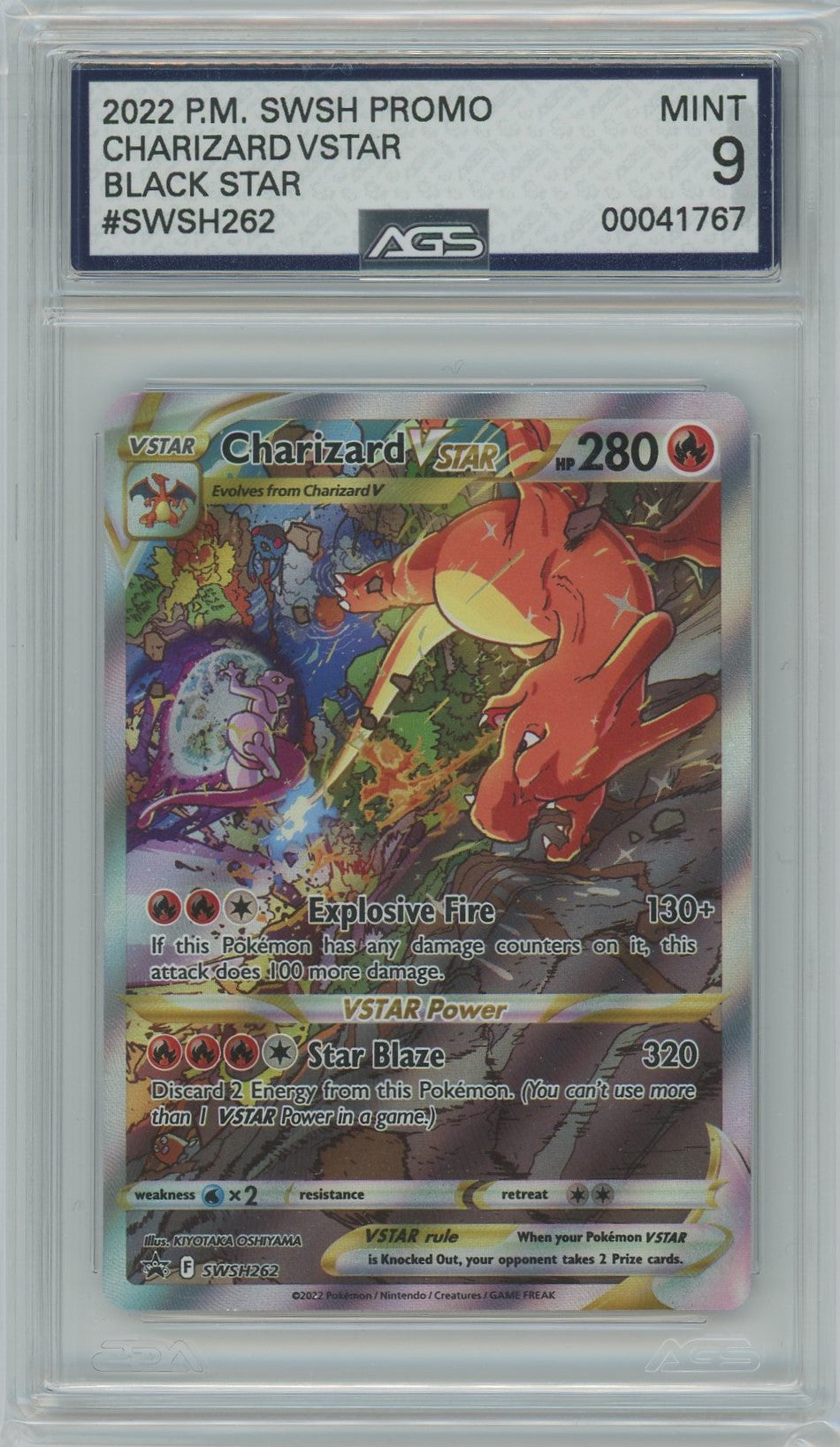 AGS (MINT 9) Charizard VSTAR #SWSH262 - Sword & Shield Promos (#00041767)