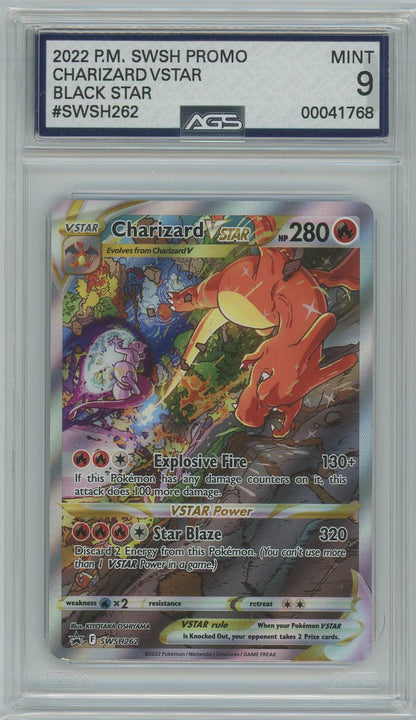 AGS (MINT 9) Charizard VSTAR #SWSH262 - Sword & Shield Promos (#00041768)