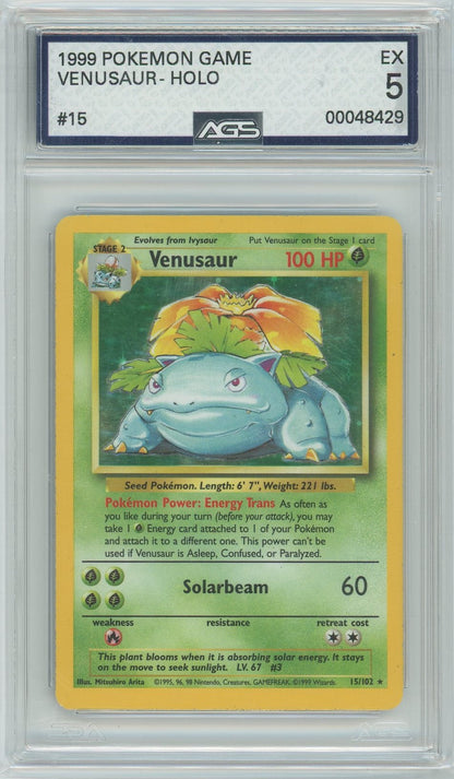 AGS (EX 5) Venusaur #15 - Base Set (#00048429)