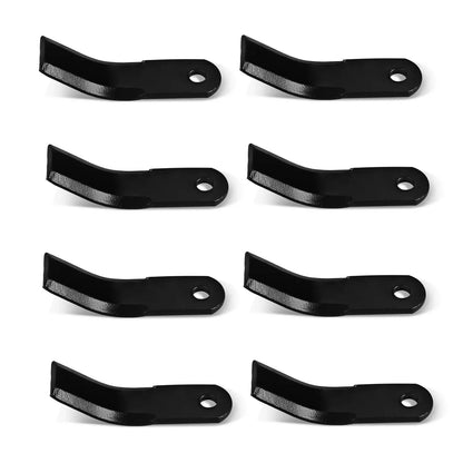 ( 1 Pack / 8 Pcs ) Replacement Blades for Walk Behind Flail Mowers (SKU: 201028, 201029）