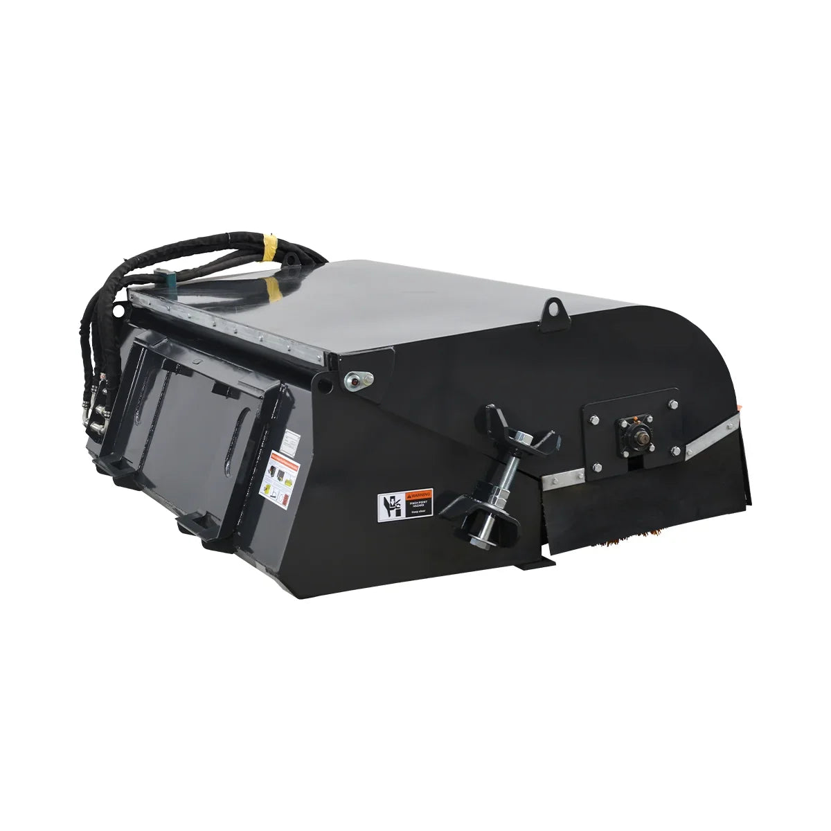 MechMaxx 72" Skid Steer Sweeper Pick Up Box Broom Attachment