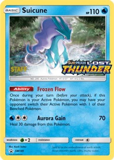 Suicune - SM (Prerelease Promo) (Staff) (SM149) [SM Promos]