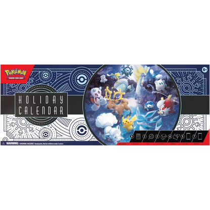 Pokemon Trading Card Game: Holiday Advent Calendar 2023 - 25 Days of Suprises - Includes Stamped Promo Cards, Packs & More!