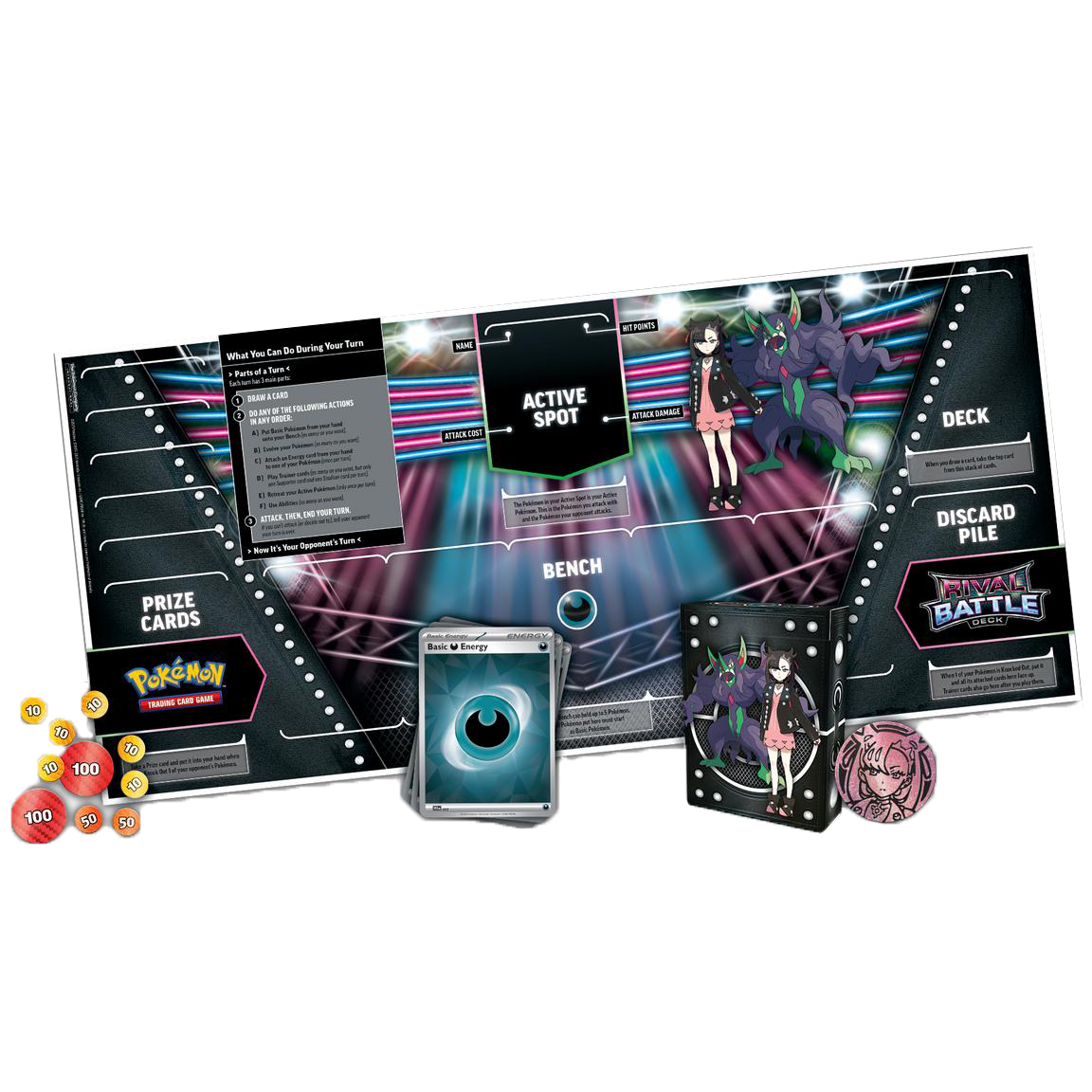 Pokémon TCG: Rival Battle Deck - Marnie (Marnie's Morpeko)