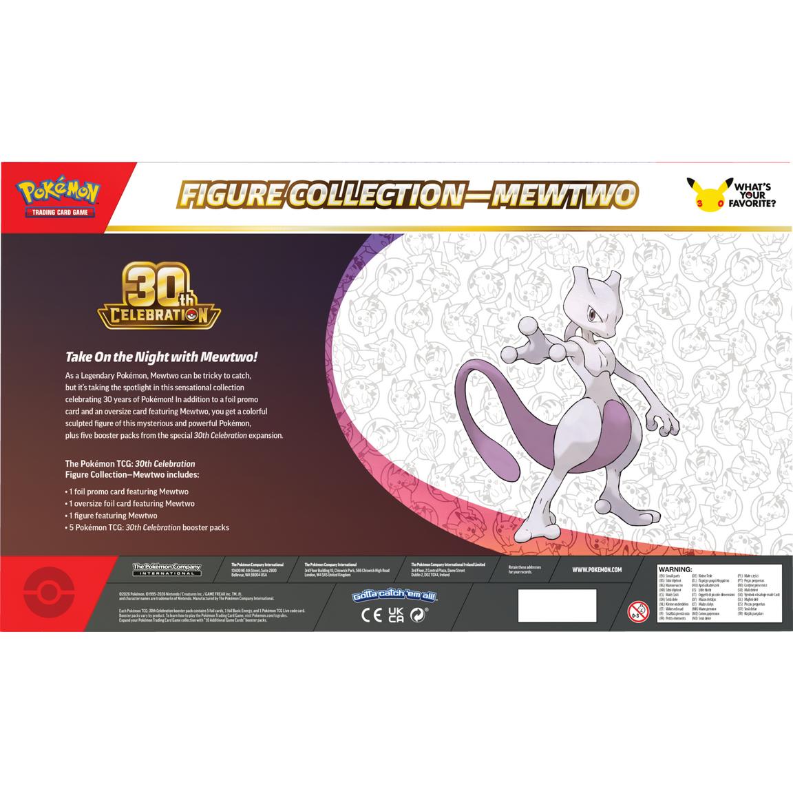 Pokémon TCG: 30th Celebration Figure Collection [Mewtwo]