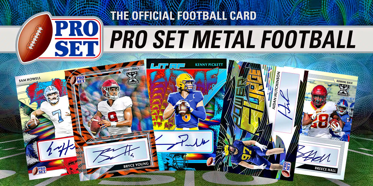 2022 Leaf Pro Set Metal Football Hobby Box