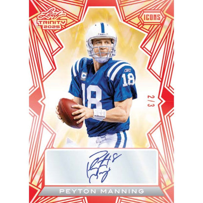 2025 Leaf Trinity Football Jumbo Box