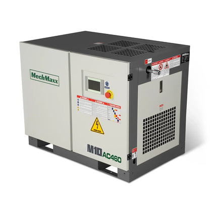 10HP Rotary Screw Air Compressor - 32 CFM,  116 PSI,  460V 3-Phase | Industrial-Grade