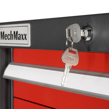 Heavy Duty Modular Drawer Cabinet - 11 Drawer,  59" H x 28.5" W x 28.5" D Tool Storage Organizer,  Steel Construction