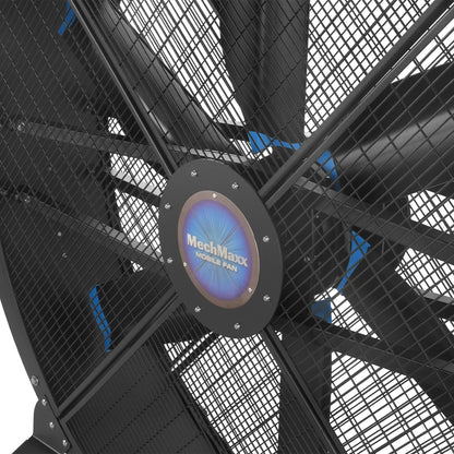 59" Portable Industrial Fan with Variable High-Efficiency PMSM Motor,Mobile High Volume Floor Fan for Warehouse,Workshop & Gym
