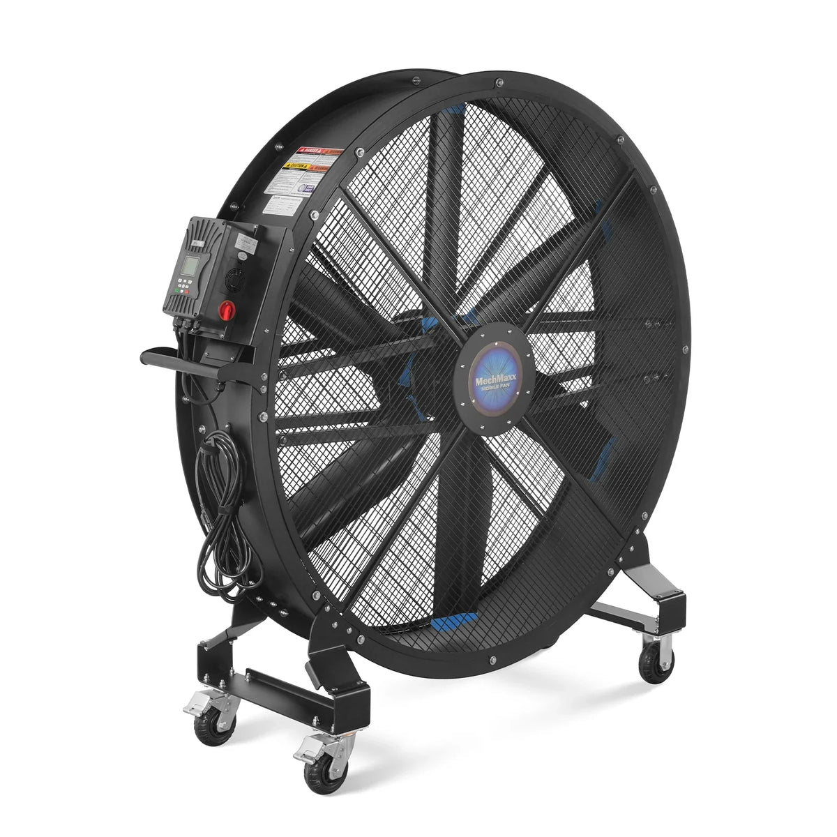 59" Portable Industrial Fan with Variable High-Efficiency PMSM Motor,Mobile High Volume Floor Fan for Warehouse,Workshop & Gym