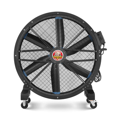 59" Portable Industrial Fan with Variable High-Efficiency PMSM Motor,Mobile High Volume Floor Fan for Warehouse,Workshop & Gym