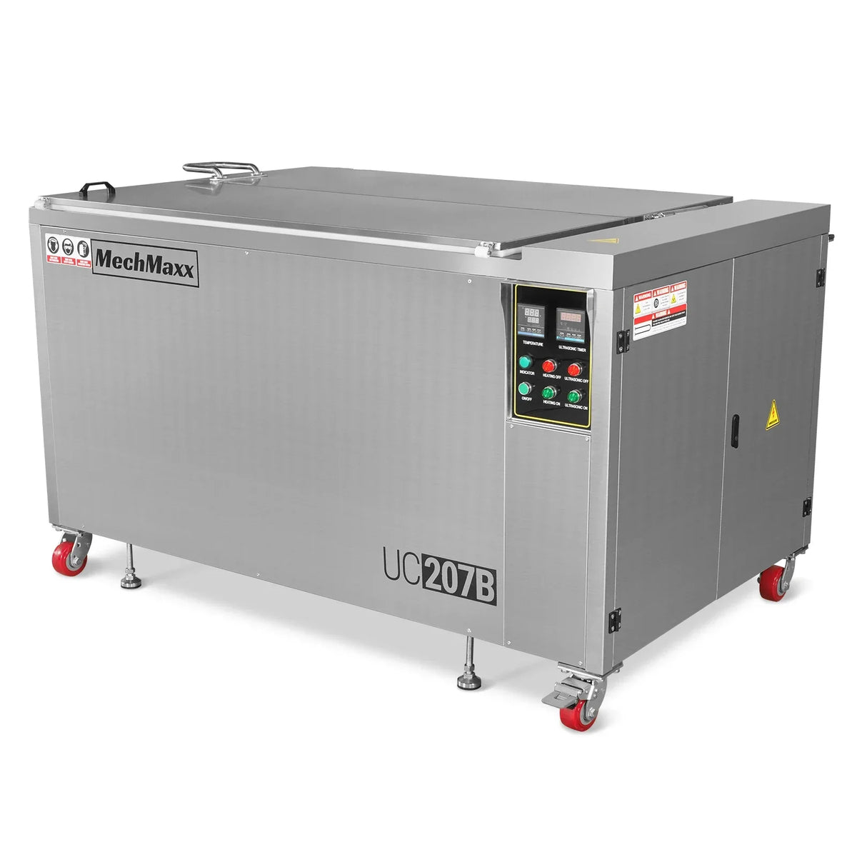 207 Gal / 785L Heavy Duty Industrial Ultrasonic Parts Washer, 28kHz 96 Transducers, SS304 Tank, 22kW Heater, 208–240V 3 Phase Power