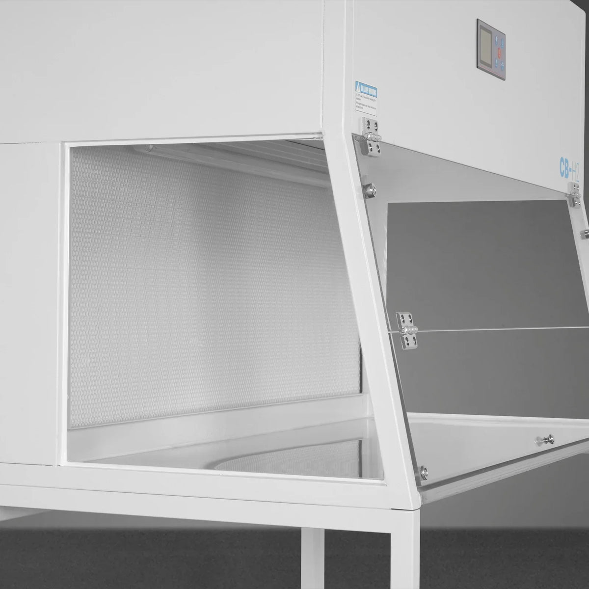 53.5″ Wide CB-H2 Horizontal Laminar Flow Clean Bench with HEPA Filtration & UV Sterilization | ISO Class 5