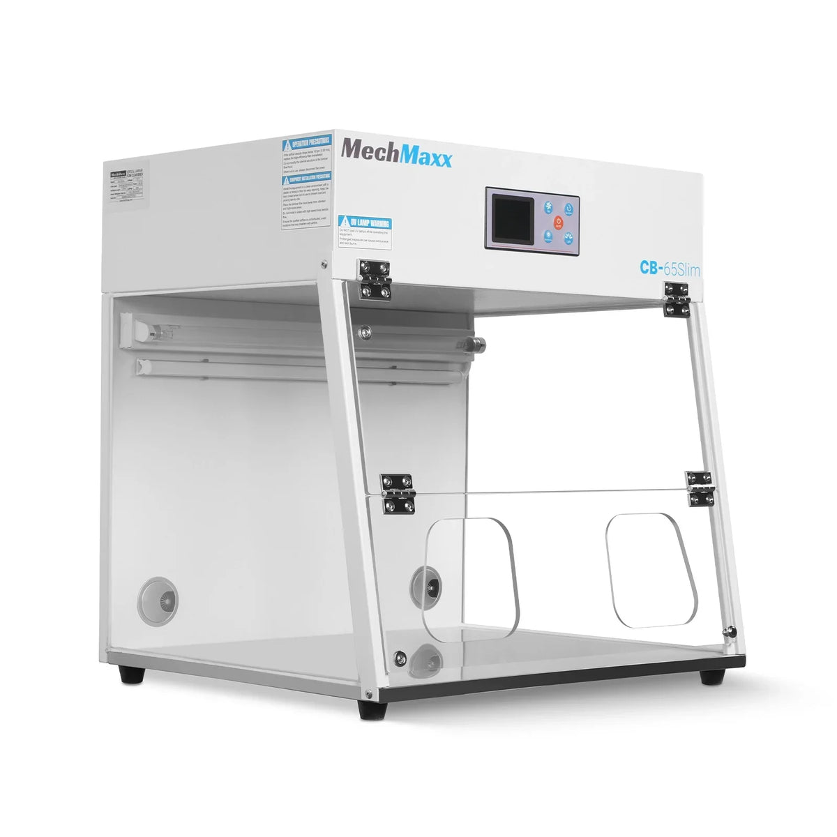 26" Wide CB-65Slim Desktop Vertical Laminar Flow Clean Bench with HEPA Filtration & UV Sterilization | ISO Class 5
