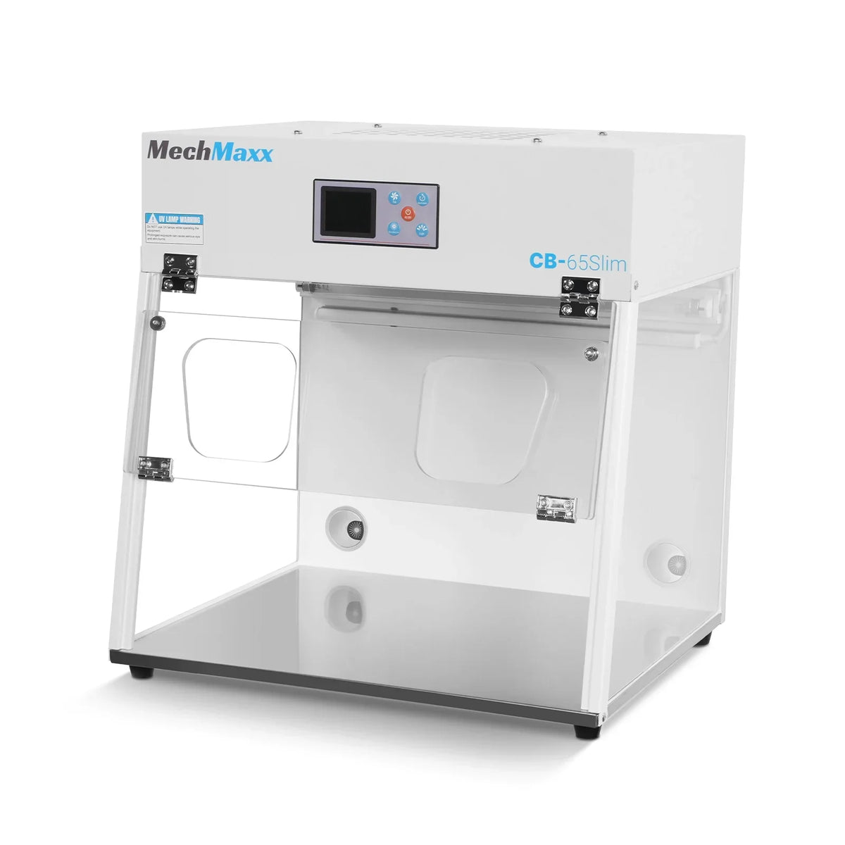26" Wide CB-65Slim Desktop Vertical Laminar Flow Clean Bench with HEPA Filtration & UV Sterilization | ISO Class 5