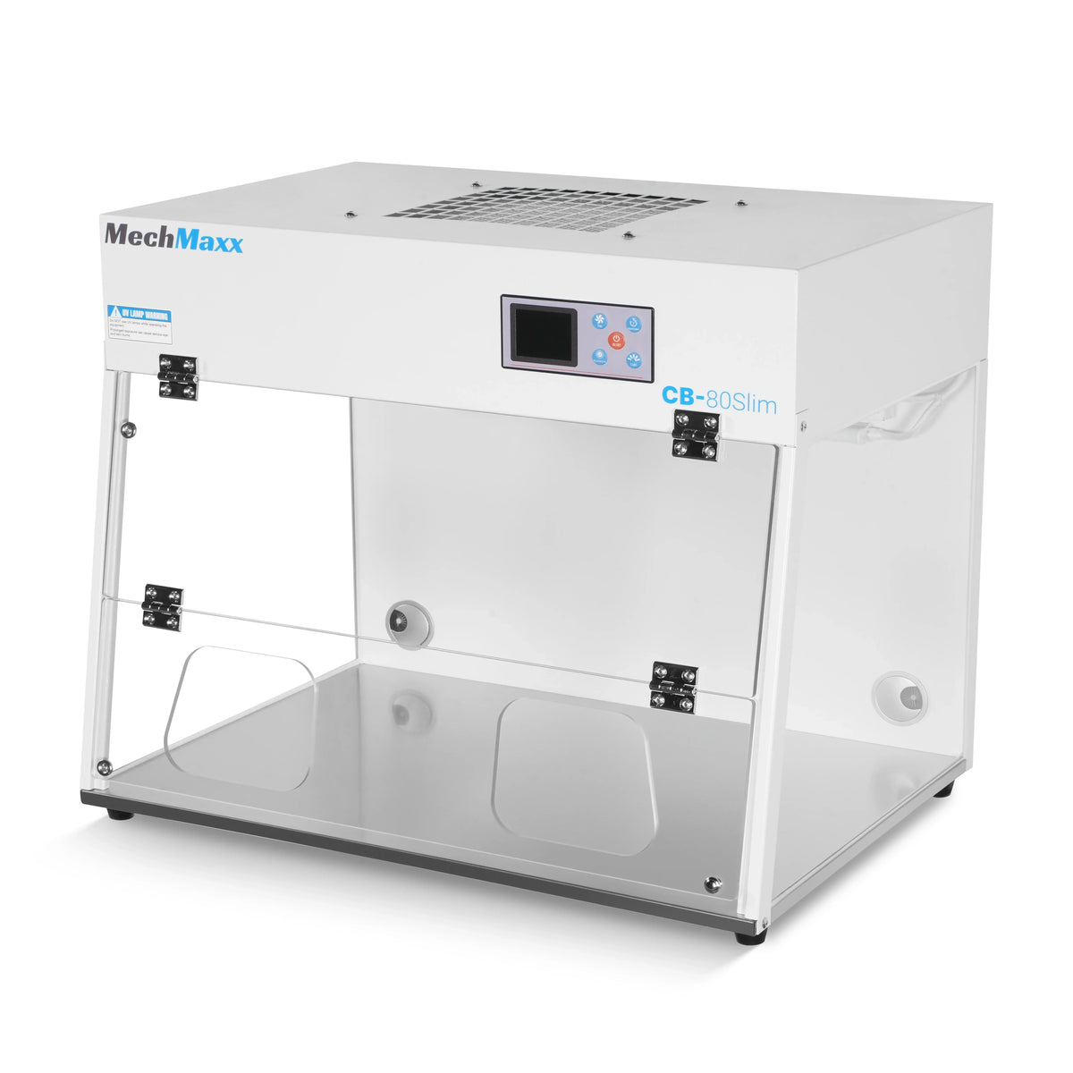 31.9" Wide CB-80Slim Desktop Vertical Laminar Flow Clean Bench with HEPA Filtration & UV Sterilization | ISO Class 5